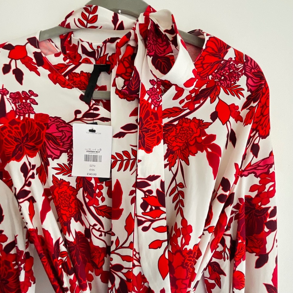 Top Shop Boutique Floral Dress Size 4  NWT
